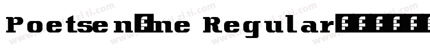 Poetsen0ne Regular字体转换